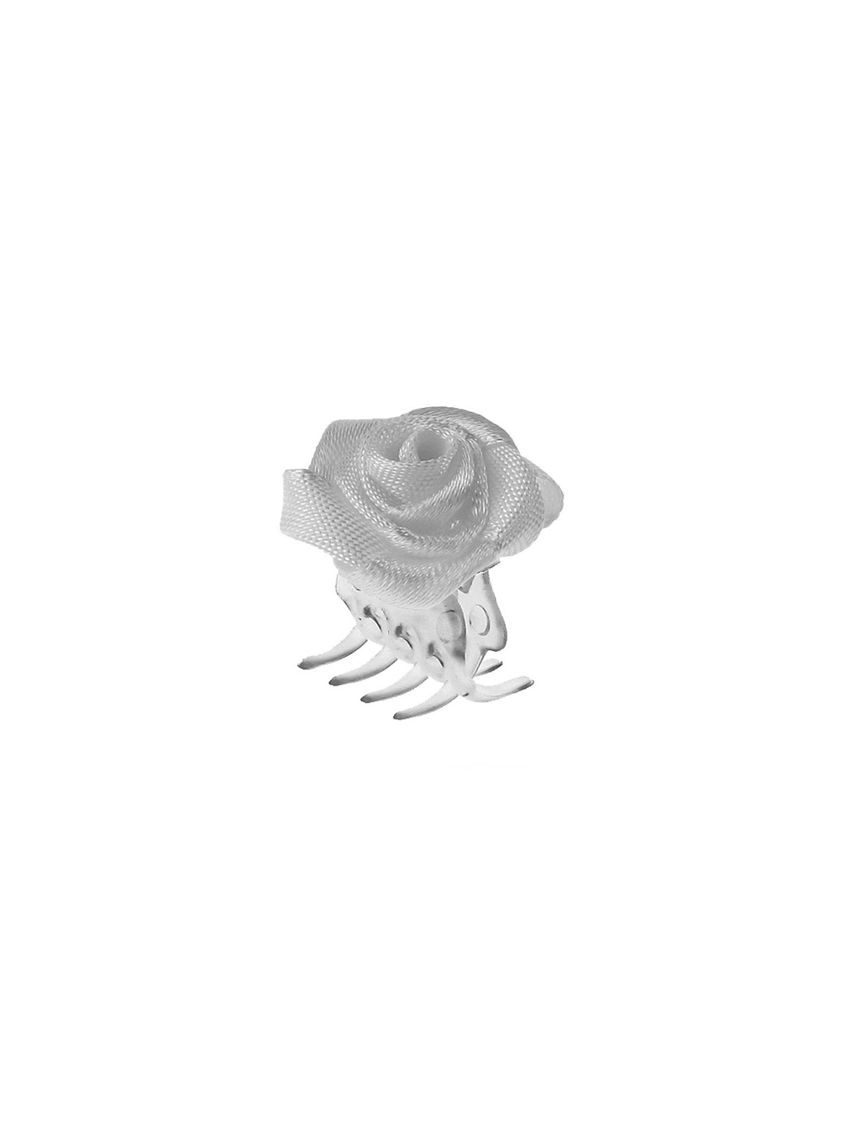 Juukseklamber roosiga suur