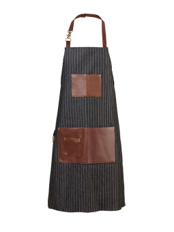 Bravehead Pinstriped Apron