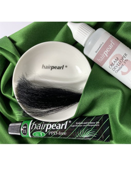 Hairpearl Eyelash and Eyebrow Tint PPD free No 1 Raven Black (Deep Black)