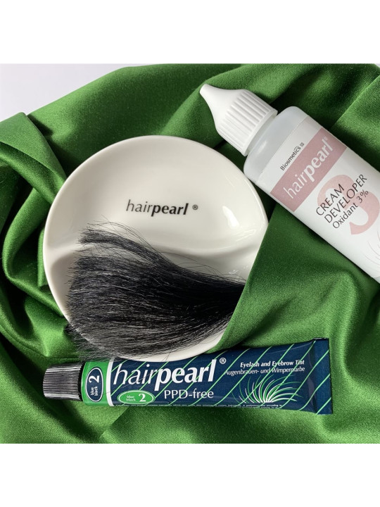 Hairpearl Eyelash and Eyebrow Tint PPD free No 2 Midnight Blue (Blue Black)