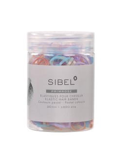 Sibel Primrose Pastel Elastic Hair Bands 500pcs