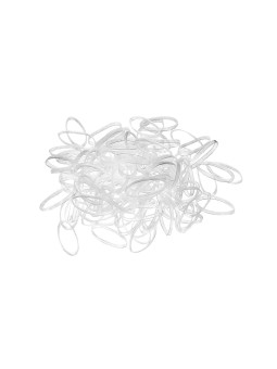 Sibel Claire Transparent Elastic Hair Bands 500pcs