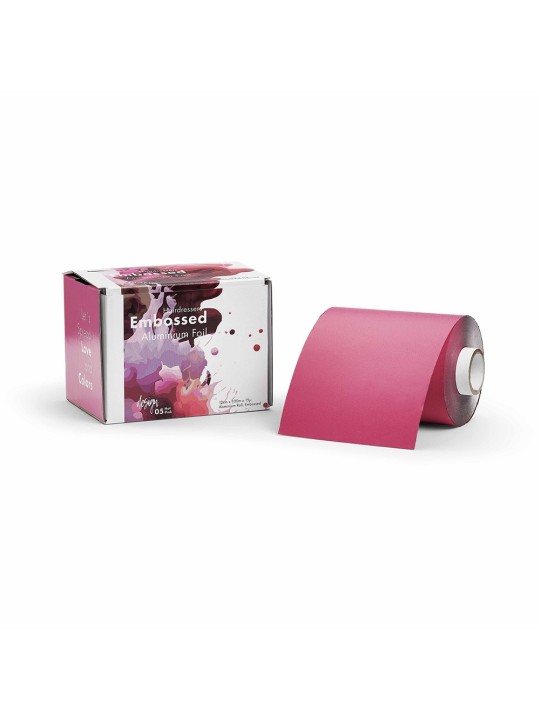 Design Embossed Pink Foil Roll 12cm x 100m